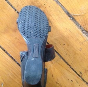 Black Gentle Souls Leather Sandals